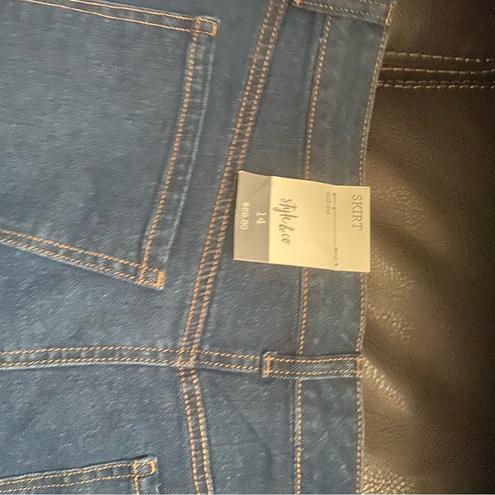 New with tags style and company Jean skirt